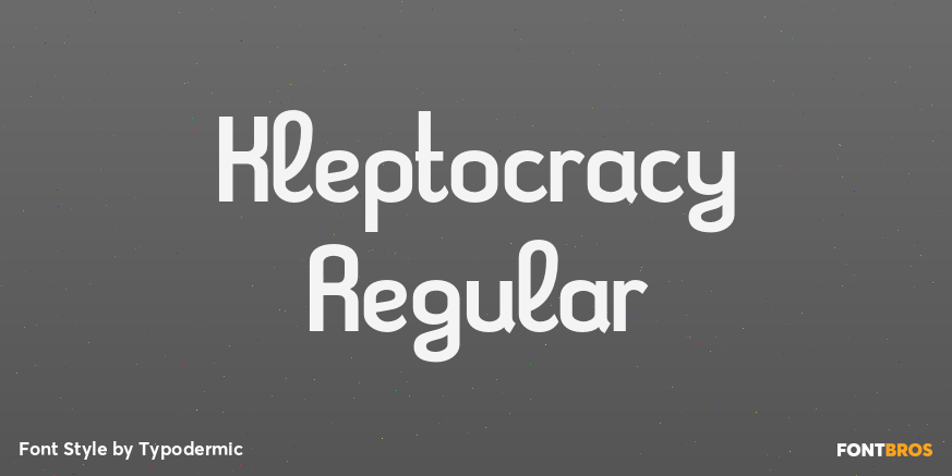 Kleptocracy Regular Poster