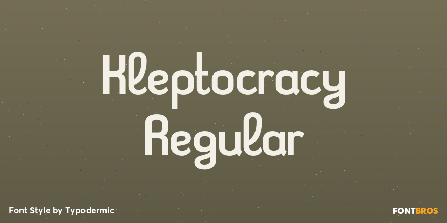 Kleptocracy Regular Poster