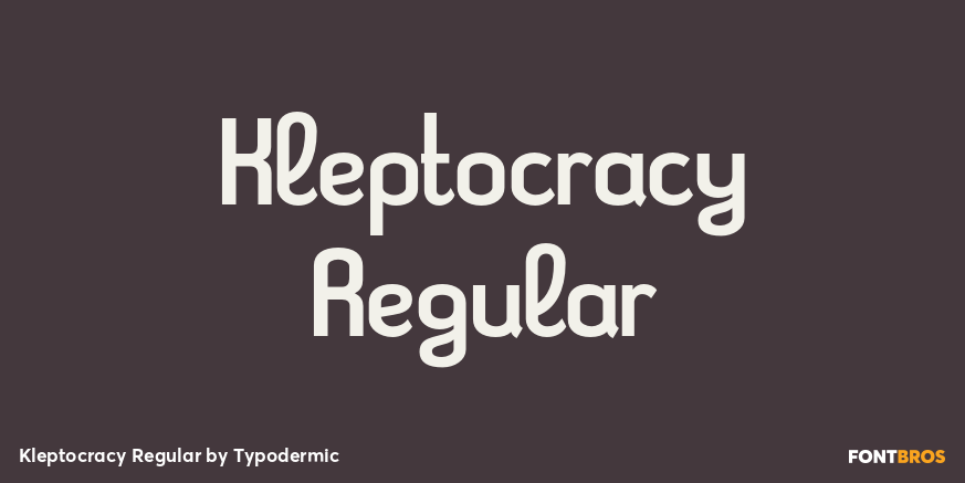 Kleptocracy Regular Poster