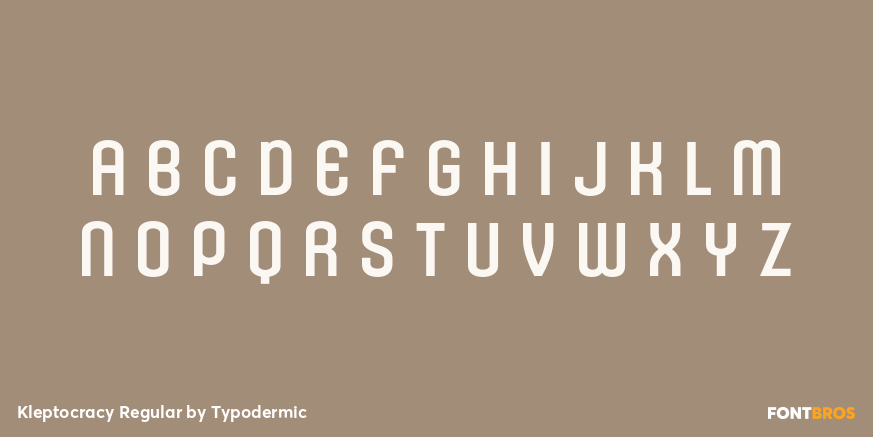 Kleptocracy Regular Font Poster #1