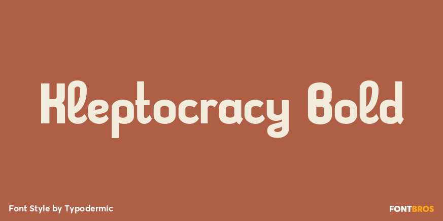 Kleptocracy Bold Poster