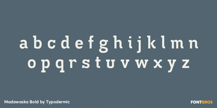 Madawaska Bold Font Poster #3