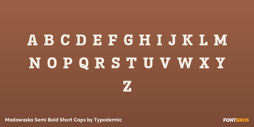 Madawaska Semi Bold Short Caps Font Poster #3