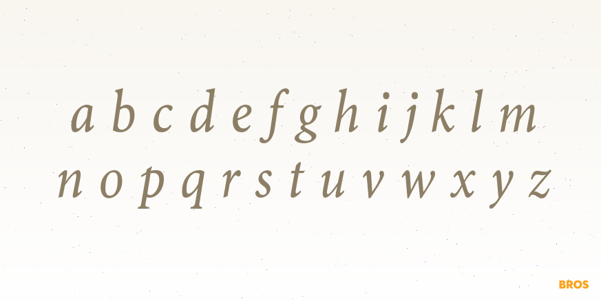 Marion Italic Font Poster #1