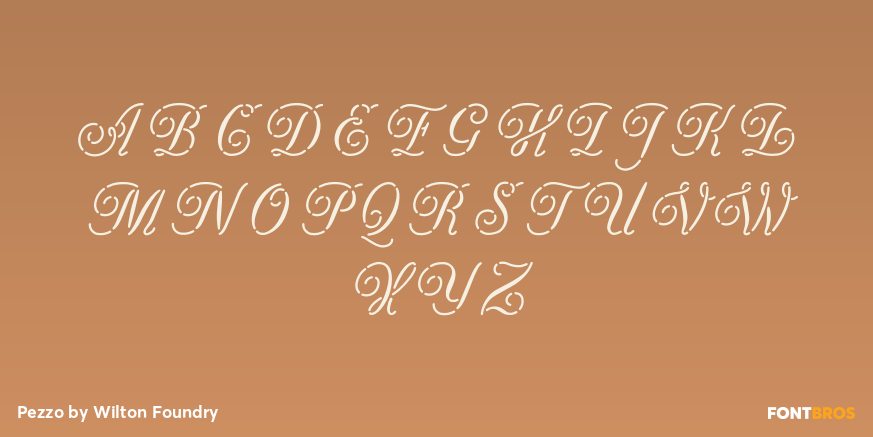 Pezzo Font Poster #2