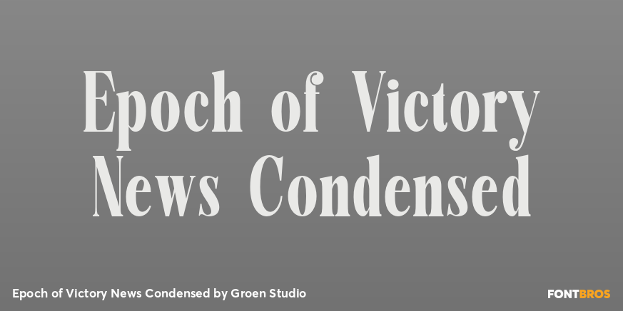 Epoch of Victory News Condensed Poster