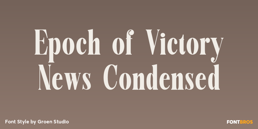 Epoch of Victory News Condensed Poster