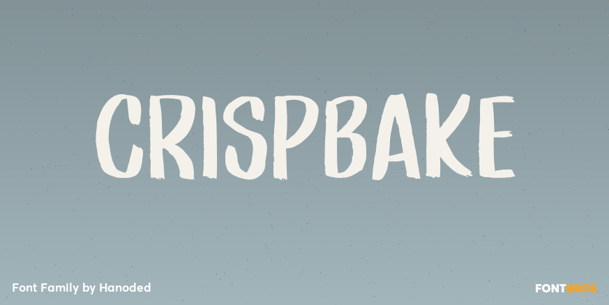 Crispbake Font Poster