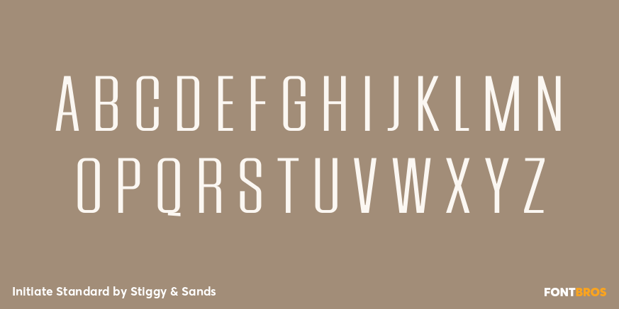 Initiate Standard Font Poster #2