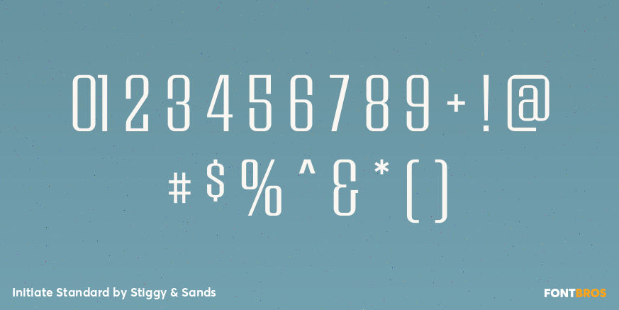 Initiate Standard Font Poster #4