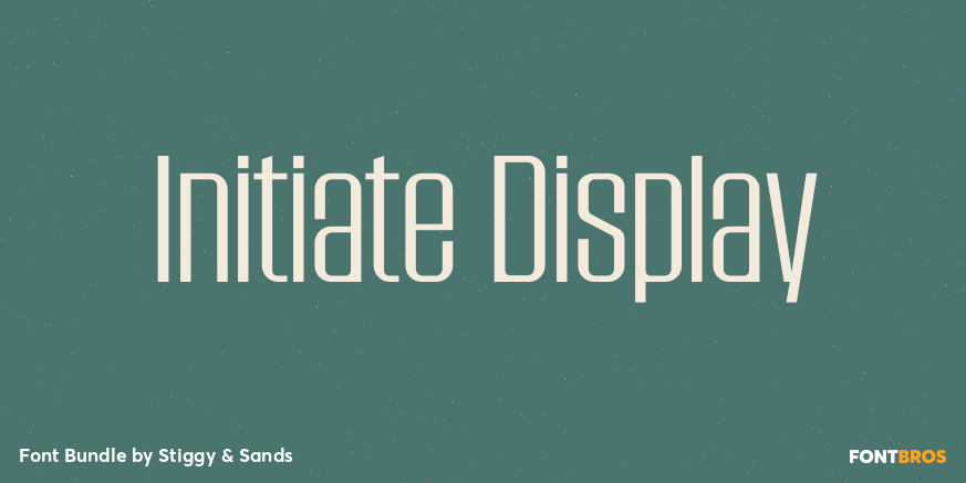 Initiate Display Poster
