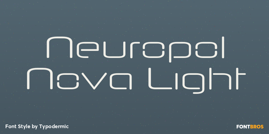 Neuropol Nova Light Font Poster #1