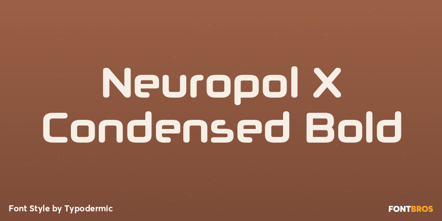 Neuropol X Condensed Bold Font Poster #1