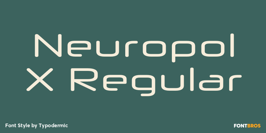 Neuropol X Regular Font Poster #1