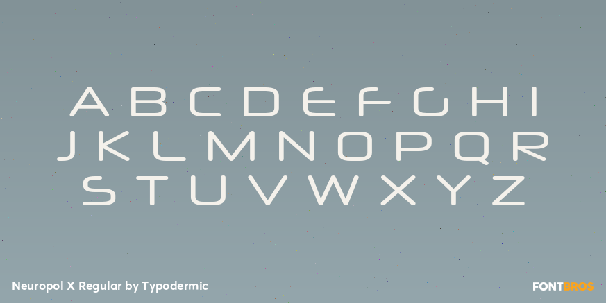 Neuropol X Regular Font Poster #1