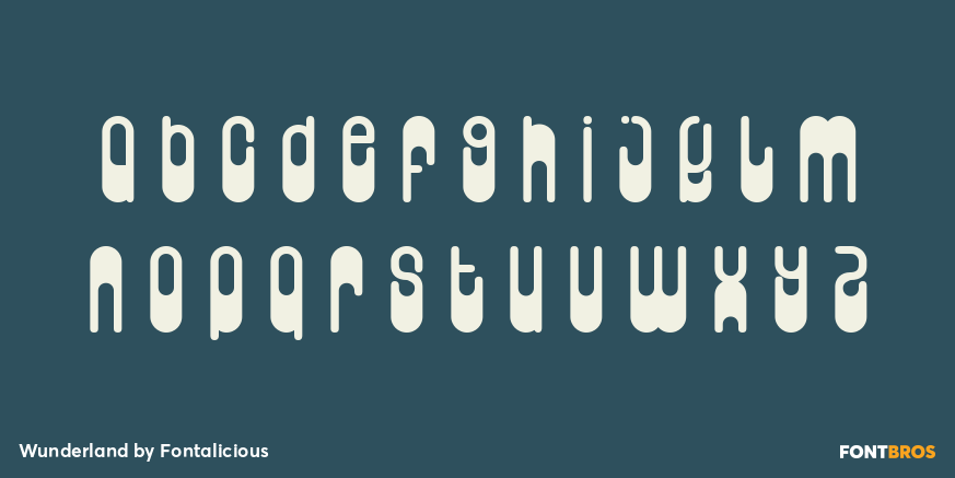 Wunderland Font Poster #1
