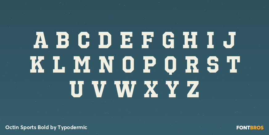 Octin Sports Bold Font Poster #1