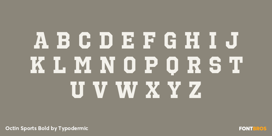 Octin Sports Bold Font Poster #1