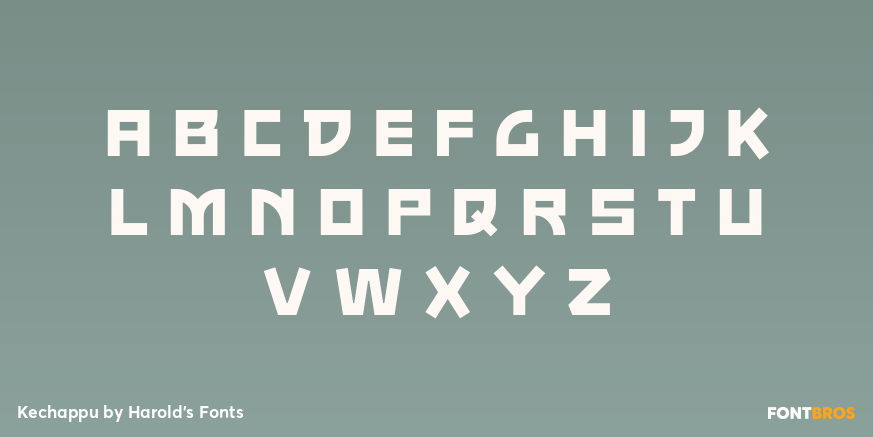 Kechappu Font Poster #2