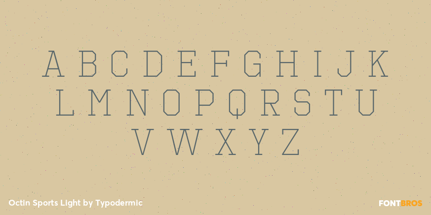 Octin Sports Light Font Poster #1