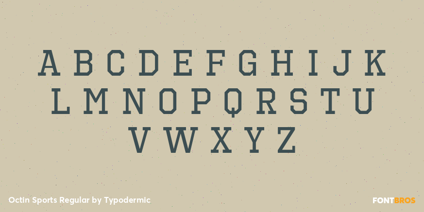 Octin Sports Regular Font Poster #2