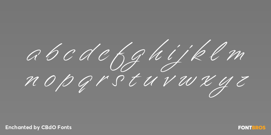 Enchanted Font Poster #3