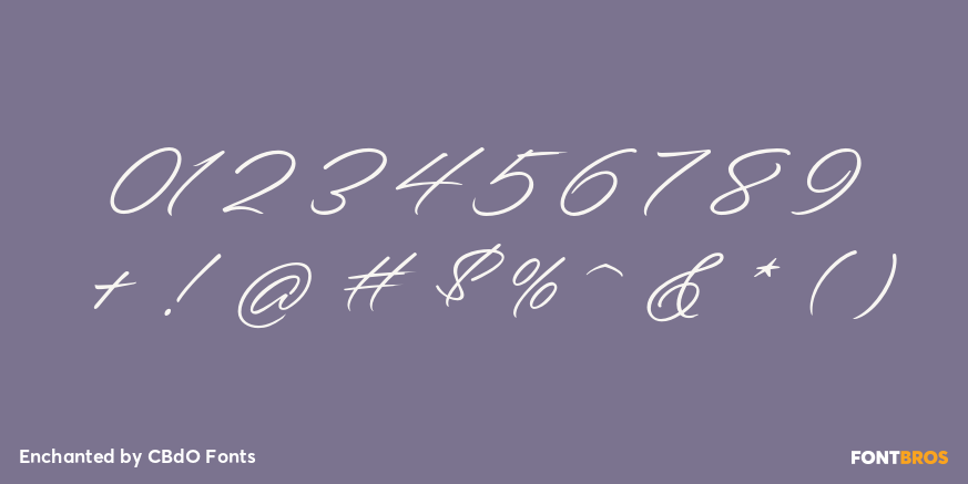 Enchanted Font Poster #4