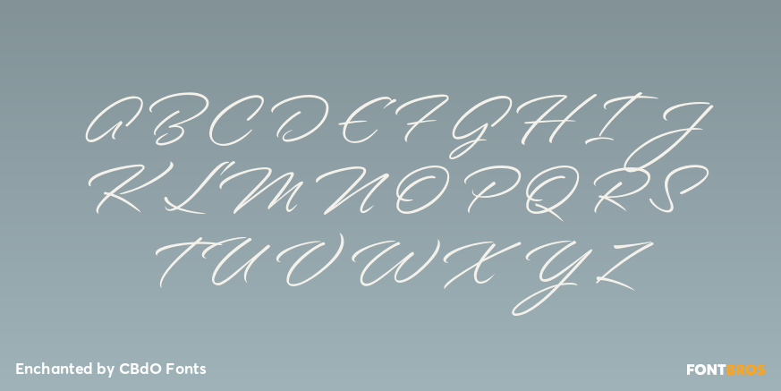 Enchanted Font Poster #1