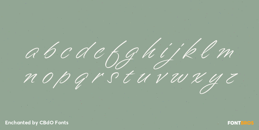 Enchanted Font Poster #1