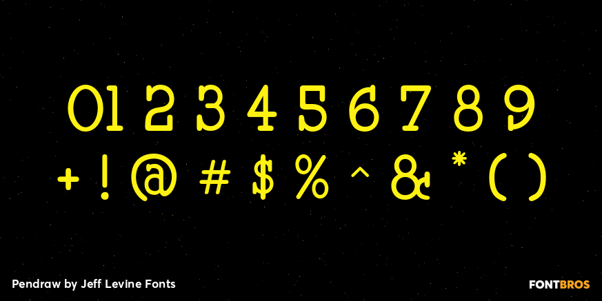 Pendraw Font Poster #4