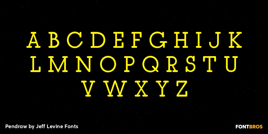 Pendraw Font Poster #2