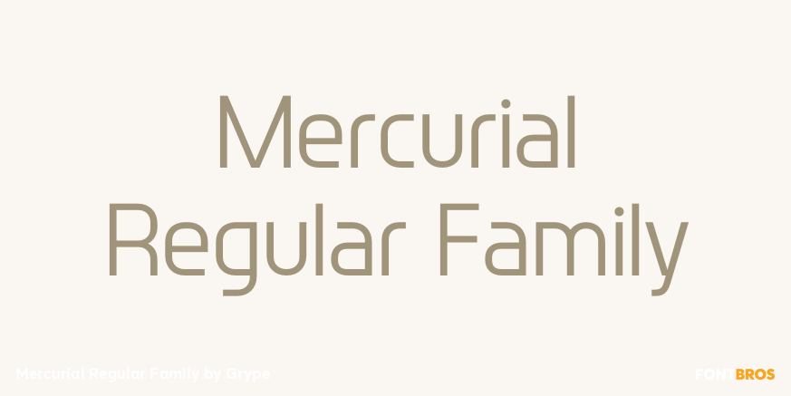 Mercurial Regular Family Poster