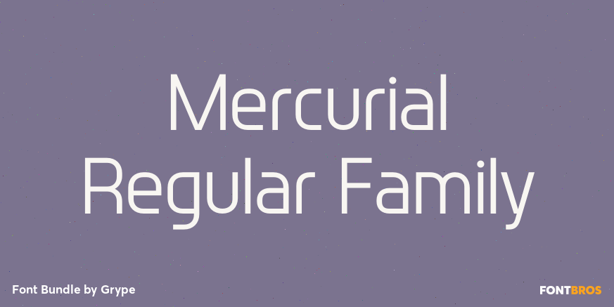 Mercurial Regular Family Poster