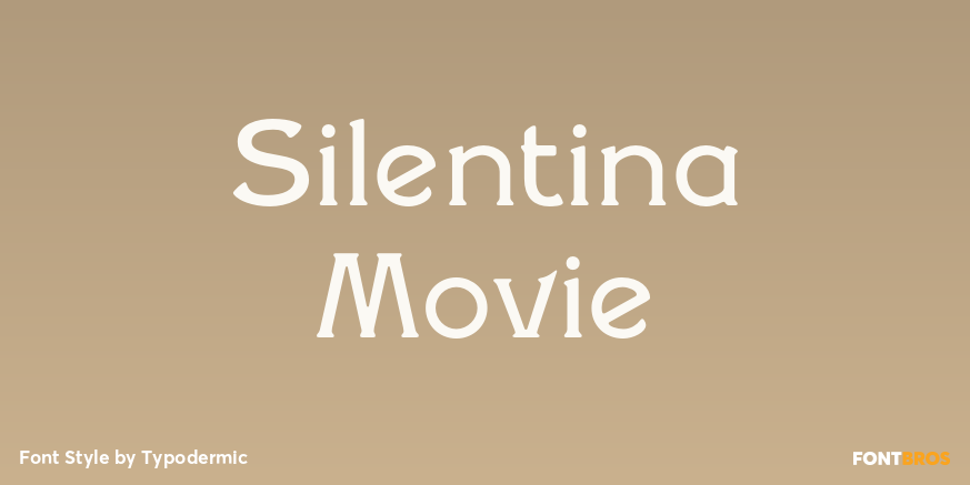 Silentina Movie Font Poster #1