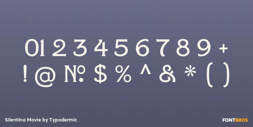 Silentina Movie Font Poster #1
