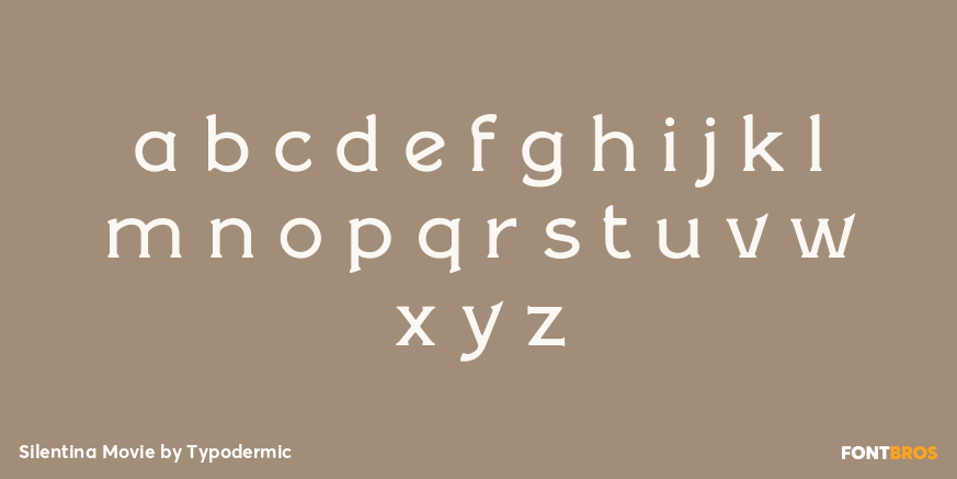 Silentina Movie Font Poster #1