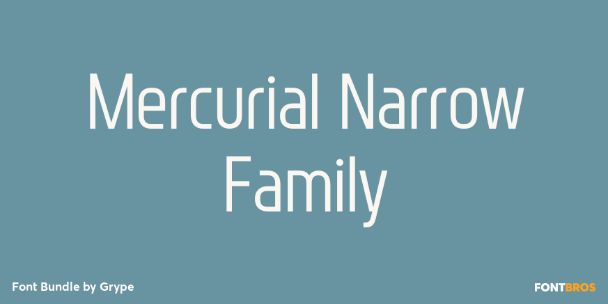 Mercurial Narrow Family Poster