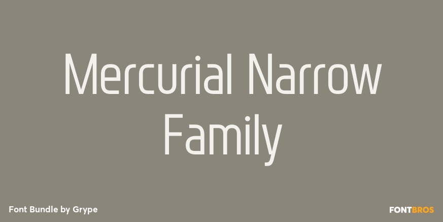 Mercurial Narrow Family Poster