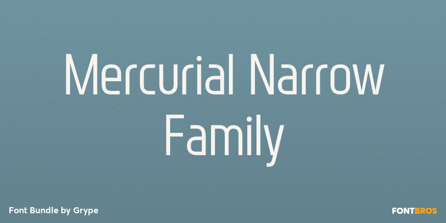 Mercurial Narrow Family Poster