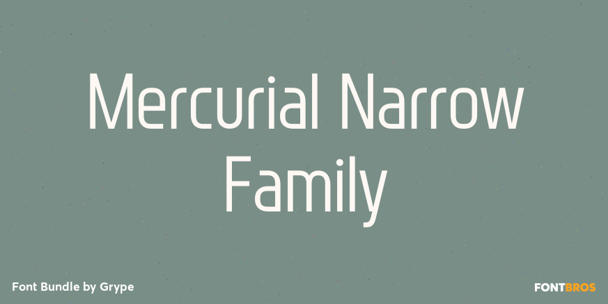 Mercurial Narrow Family Poster