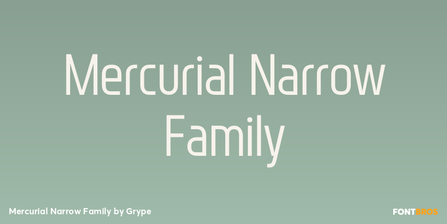 Mercurial Narrow Family Poster