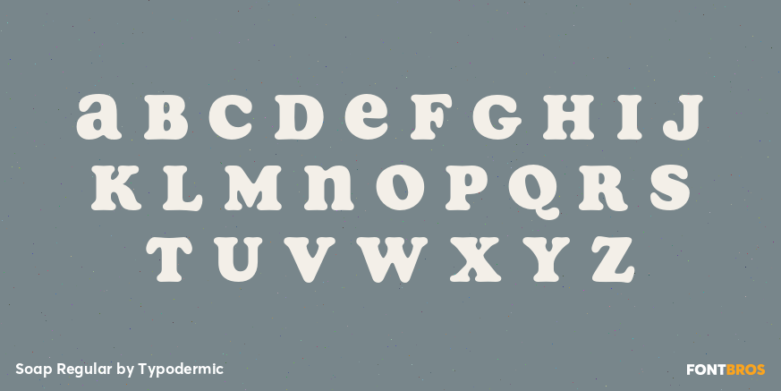 Soap Regular Font Poster #2
