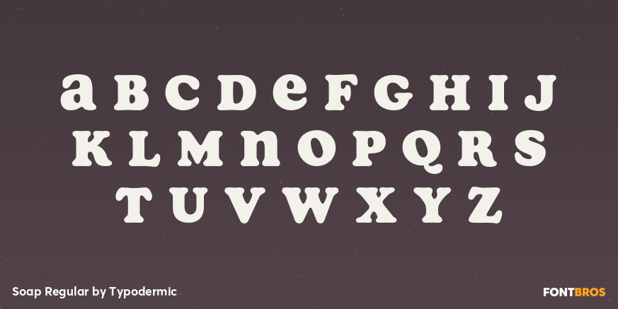 Soap Regular Font Poster #3