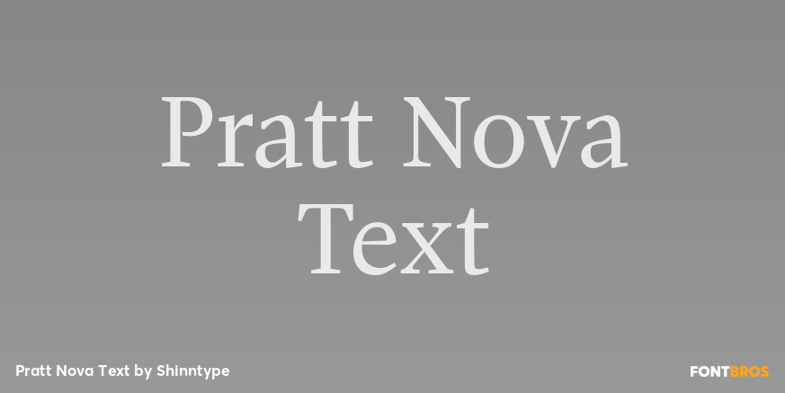 Pratt Nova Text Poster