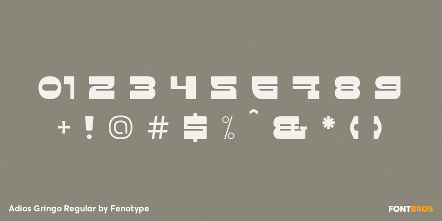 Adios Gringo Regular Font Poster #1