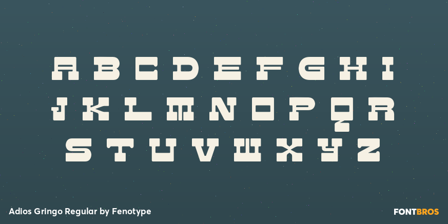 Adios Gringo Regular Font Poster #1