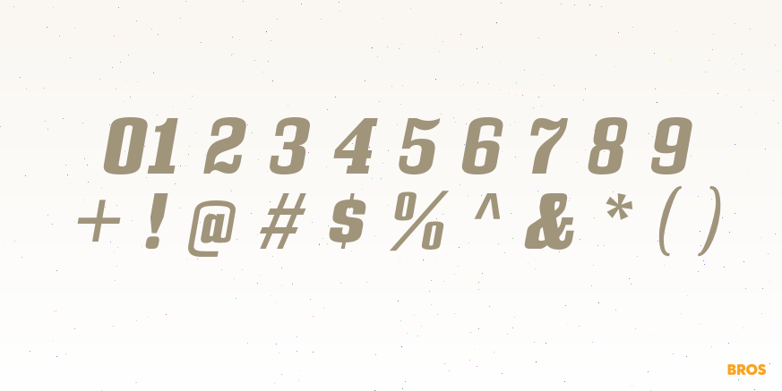 Bullpen Heavy Italic Font Poster #4