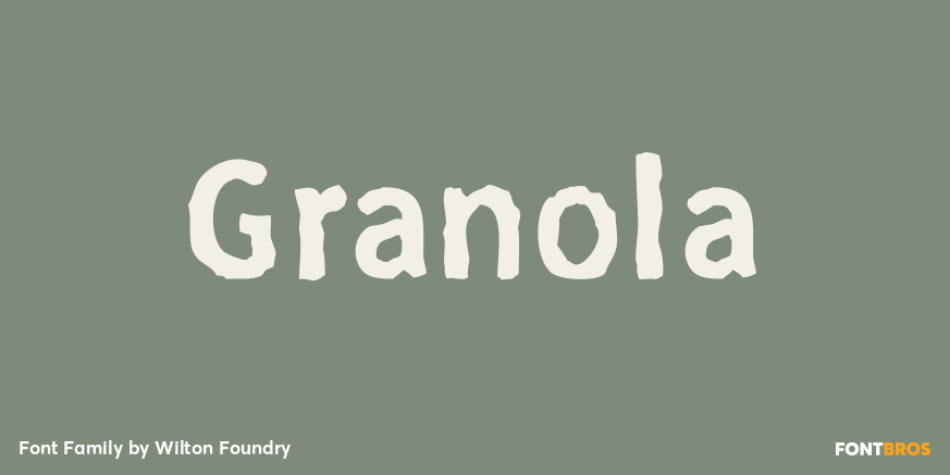 Granola Font Poster #1