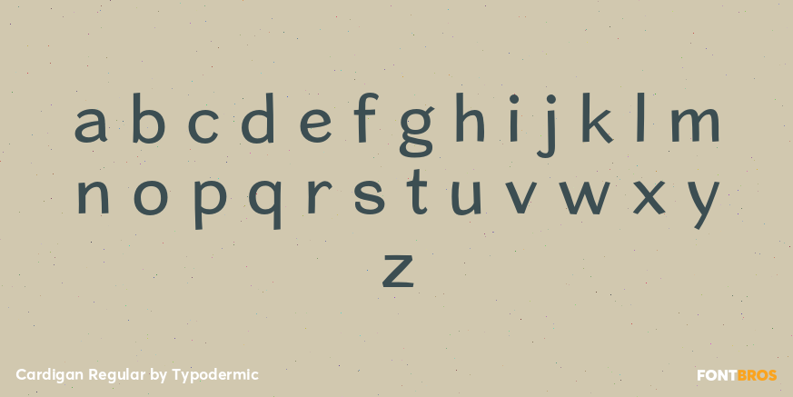 Cardigan Regular Font Poster #3