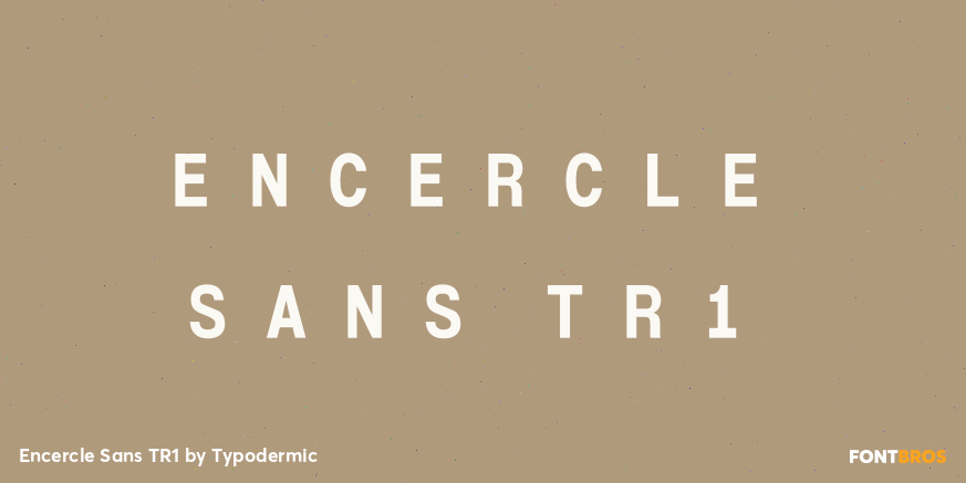 Encercle Sans TR1 Font Poster #1
